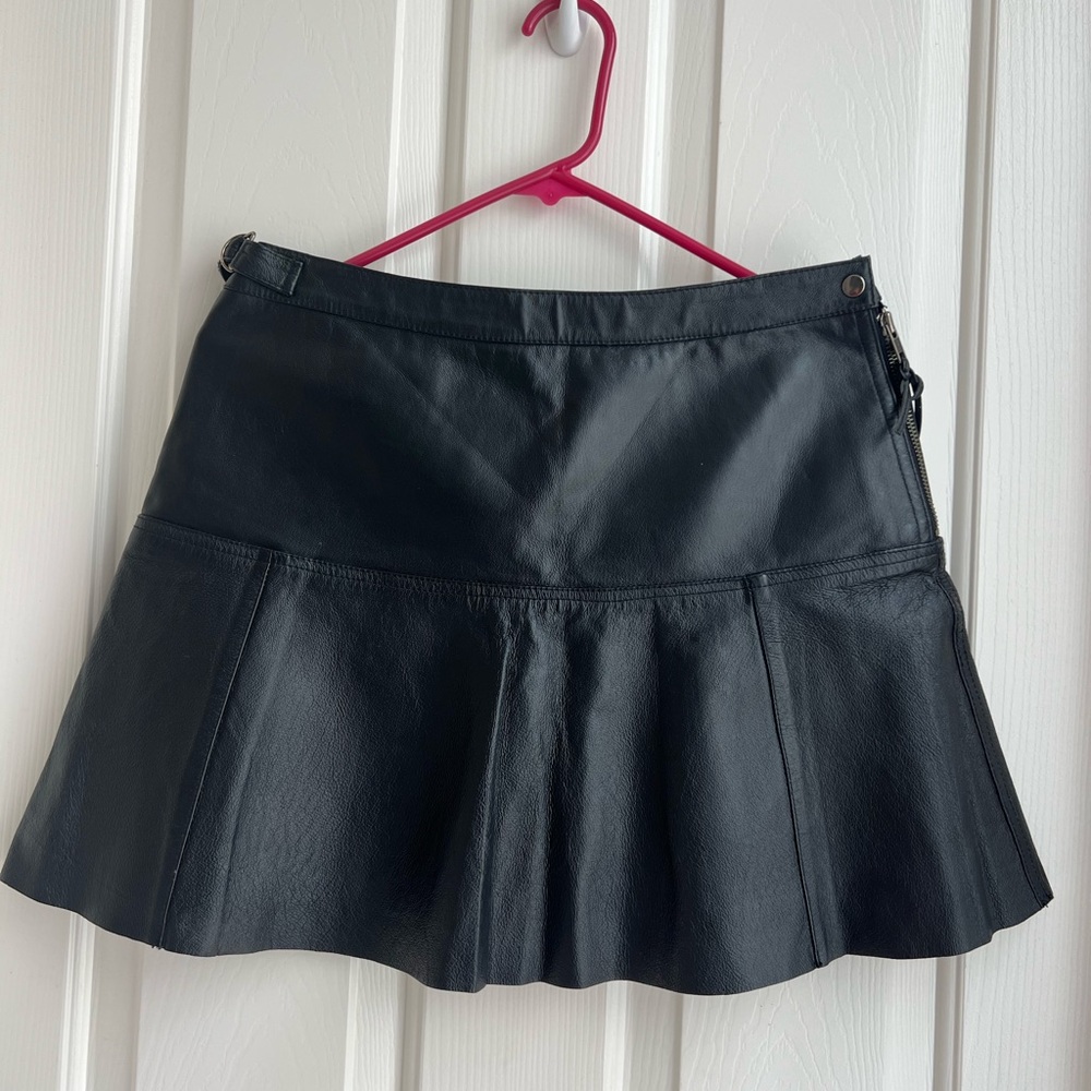 Leather Skirt, size 6